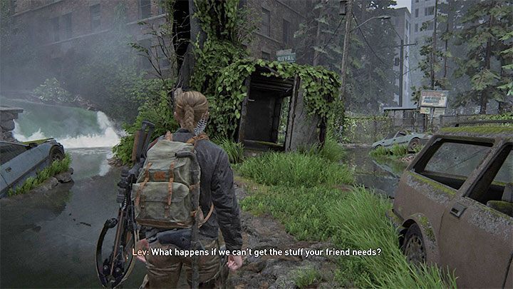 Sekret ten możesz znaleźć niedługo po rozpoczęciu etapu - The Last of Us 2: Droga na skróty / The Shortcut sekrety, znajdźki - The Last of Us 2 - poradnik do gry