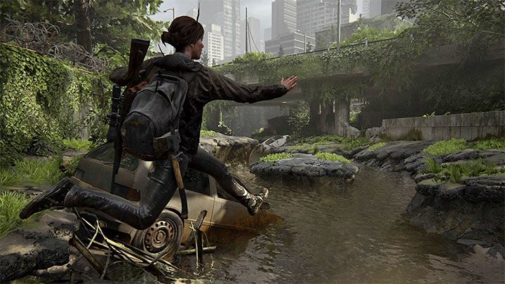 Tak, jedną z nowości w The Last of Us 2 jest dodanie dedykowanego przycisku do wykonywania skoków - jest to przycisk X - The Last of Us 2 - poradnik do gry