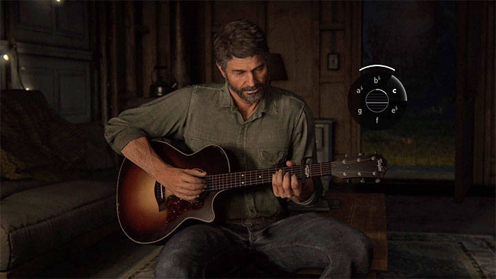 Gitara jako interaktywny instrument pojawia się jeszcze w etapie Prolog i wtedy przez krótką chwilę będzie na niej grał Joel - The Last of Us 2: Jak odblokować granie na gitarze? - The Last of Us 2 - poradnik do gry