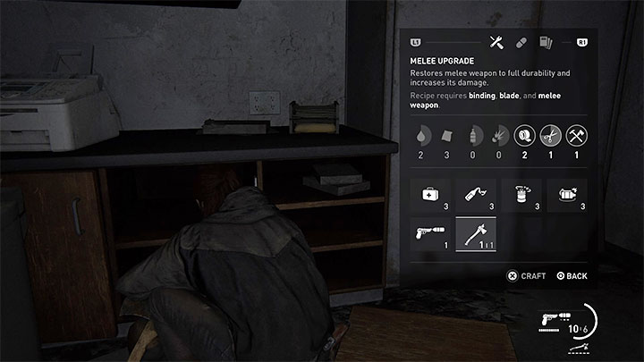 Opisywana umiejętność pozwala na przywrócenie uszkodzonej broni do idealnego stanu oraz zwiększenie zadawanych nią obrażeń - The Last of Us 2: Jak naprawiać broń białą i jak działają ostrza (Shiv)? - The Last of Us 2 - poradnik do gry
