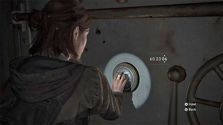 Wygrajcie konfrontację i przejdźcie do pomieszczenia na tyłach banku, gdzie znajduje się skarbiec - The Last of Us 2: Jak zdobyć strzelbę? - The Last of Us 2 - poradnik do gry