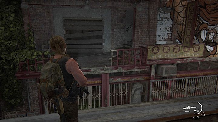 Wejdźcie do budynku Ruby Dragon, skierujcie się na piętro i rozprawcie się z przebywającymi tam potworami - The Last of Us 2: Jak zdobyć strzelbę? - The Last of Us 2 - poradnik do gry