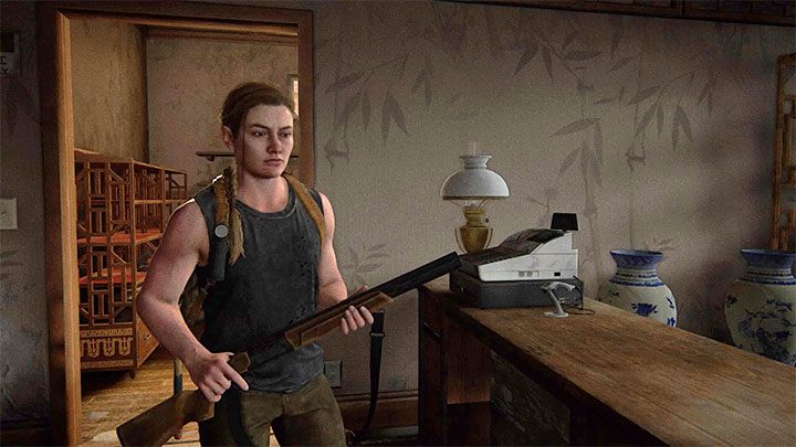 Dotrzyjcie na parter budynku - The Last of Us 2: Jak zdobyć strzelbę? - The Last of Us 2 - poradnik do gry