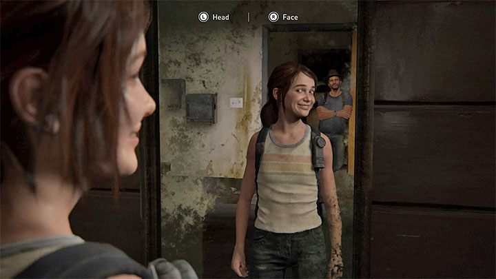 We wspomnianym powyżej etapie Prezent urodzinowy możesz też natrafić na wielkie lustro i wejść w interakcję z nim - The Last of Us 2: Easter-eggi - rozdziały Ellie - The Last of Us 2 - poradnik do gry
