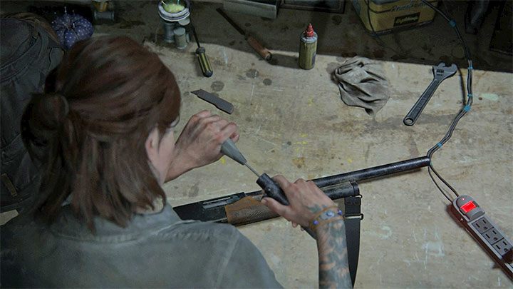 Ulepszanie broni palnej w grze The Last of Us 2 mogżebyć dosyć ciekawą wizualną ucztą - The Last of Us 2: Easter-eggi - rozdziały Ellie - The Last of Us 2 - poradnik do gry