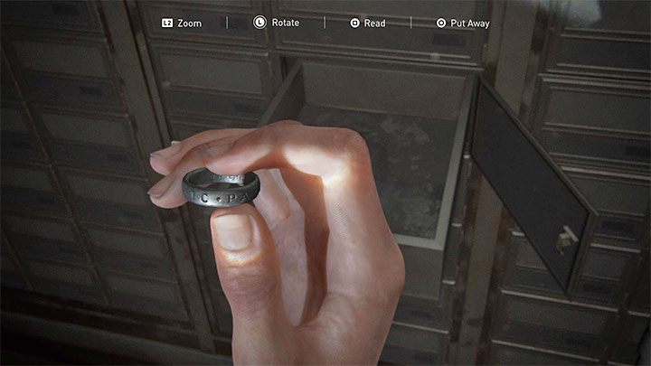 Po znalezieniu się wewnątrz skarbca zbadaj skrytkę bankową z powyższego obrazka - The Last of Us 2: Tak piękny, a tak skromny (So Great and Small) - trofeum - The Last of Us 2 - poradnik do gry