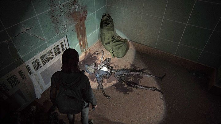 Wewnątrz budynku sądu musisz najpierw rozprawić się z grupą zainfekowanych - The Last of Us 2: Śródmieście / Downtown - mapa sekretów, znajdziek - The Last of Us 2 - poradnik do gry