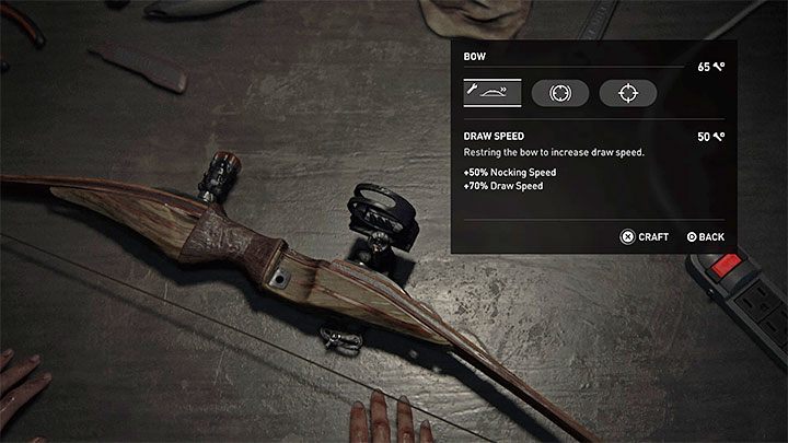 Każda odnajdywana broń posiada kilka możliwych ulepszeń do zakupienia - The Last of Us 2: Ulepszanie broni, warsztaty - The Last of Us 2 - poradnik do gry