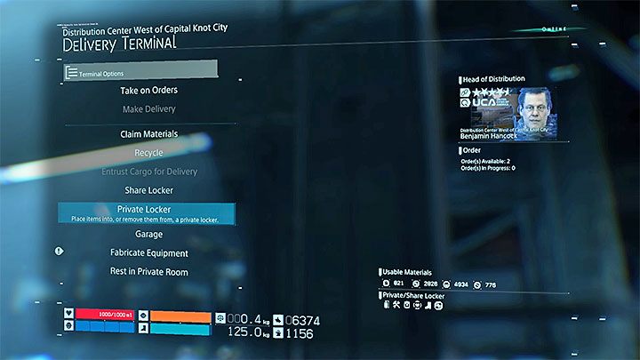 Po odbytej szybkiej podróży nie zapomnij, że Sam ma pusty inwentarz - Czy w Death Stranding jest szybka podróż? - Death Stranding - poradnik do gry