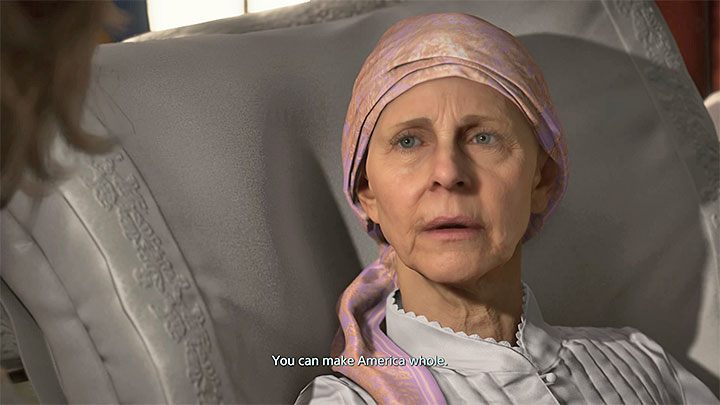 Bridget Strand w momencie rozpoczynania gry jest jeszcze aktualnym prezydentem Zjednoczonych Miast Ameryki - O co chodzi w fabule Death Stranding? - Death Stranding - poradnik do gry