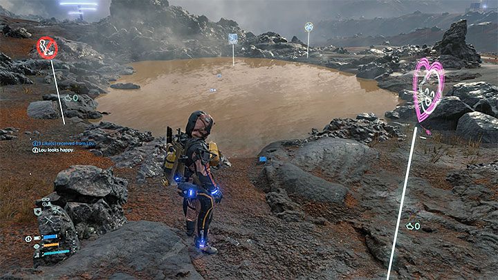 Gorące źródło z łatwością możesz dostrzec z większej odległości - Trofeum Arcyprzyjemne ablucje | Trofea i osiągnięcia w Death Stranding - Death Stranding - poradnik do gry