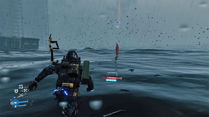 Celem przeprawy jest miejsce, w którym stoi Amelie - Jak przejść przez zbiornik ze smołą w Death Stranding? - Death Stranding - poradnik do gry