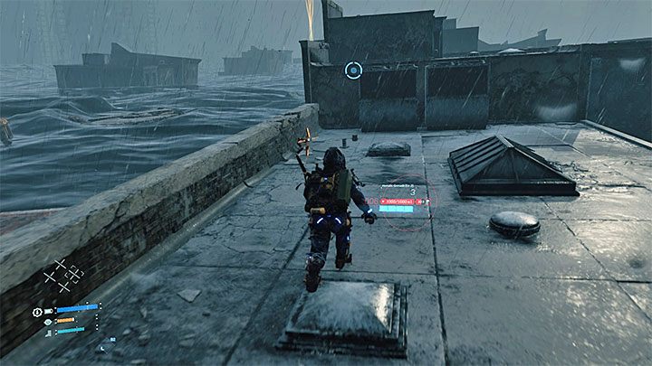 Najlepszym sposobem na wykonanie tego zadania jest poddanie się przeciwnikom i wykorzystanie momentu, gdy zaatakują - Death Stranding: Rozdział 8 - Heartman | Opis przejścia, solucja - Death Stranding - poradnik do gry