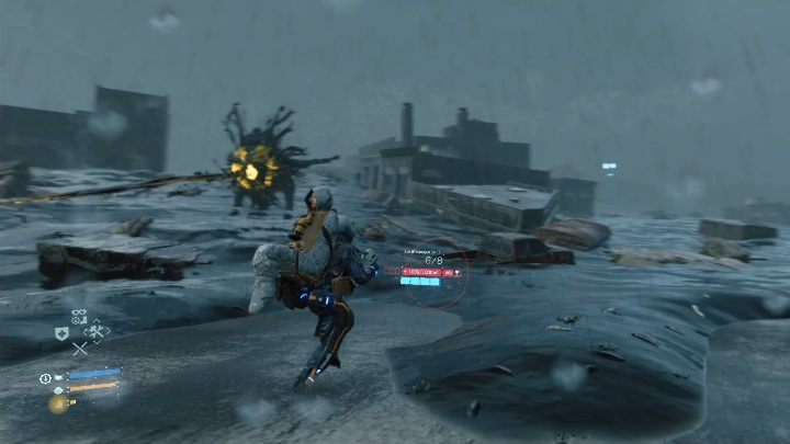 Twoja postać może mieć problemy z utrzymaniem równowagi przez spoczywającą na placach Matkę - Death Stranding: Rozdział 5 - Mama | Opis przejścia, solucja - Death Stranding - poradnik do gry