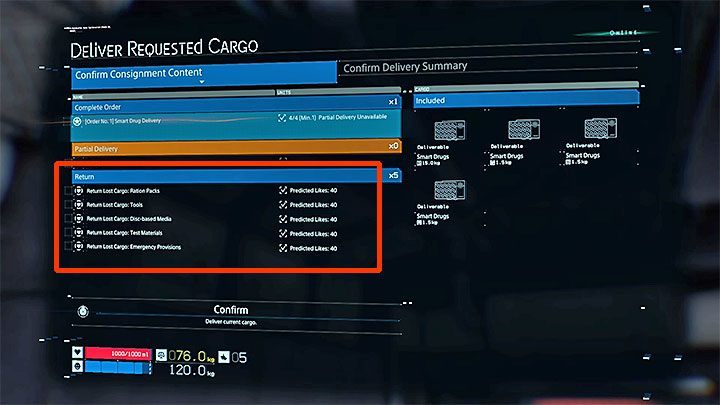 Po dotarciu z pozostawionym sprzętem do wskazanej lokacji wejdź w interakcję z terminalem i wybierz opcję dostarczenia ładunku - Lista trofeów i osiągnięć w Death Stranding - Death Stranding - poradnik do gry