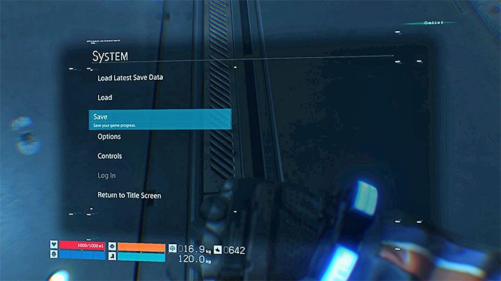Death Stranding nie jest grą, w której często się ginie, ale mimo wszystko warto zabezpieczać się i często zapisywać swoje postępy - Porady na start do Death Stranding - Death Stranding - poradnik do gry