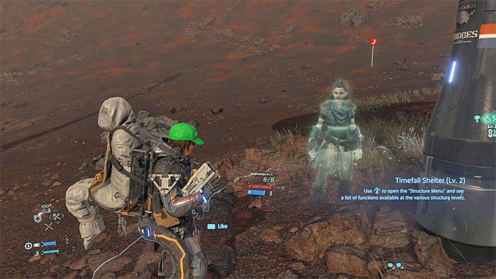 Grając w trybie online możesz odnajdywać konstrukcje postawione przez różnych graczy - Jak tworzyć hologramy w Death Stranding? - Death Stranding - poradnik do gry