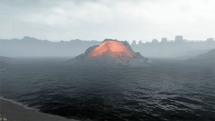 Po dotarciu na miejsce trzeba wrzucić bombę do jeziora, tak więc zdejmij ją z pleców - Jak powstrzymać eksplozję bomby termonuklearnej w Death Stranding? - Death Stranding - poradnik do gry