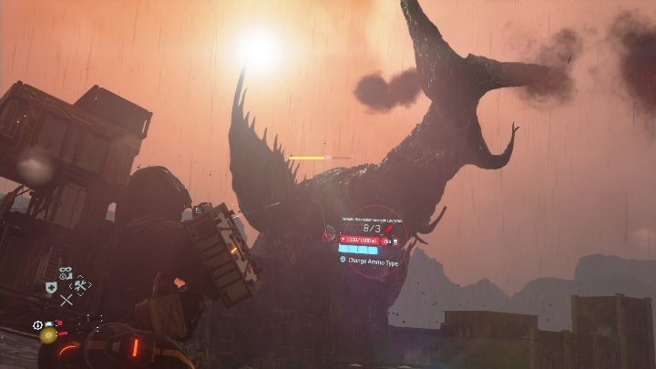 Wyrzutnia rakiet idealnie sprawdza się na tego przeciwnika - Wieloryb, wielka ryba | Boss w Death Stranding - Death Stranding - poradnik do gry