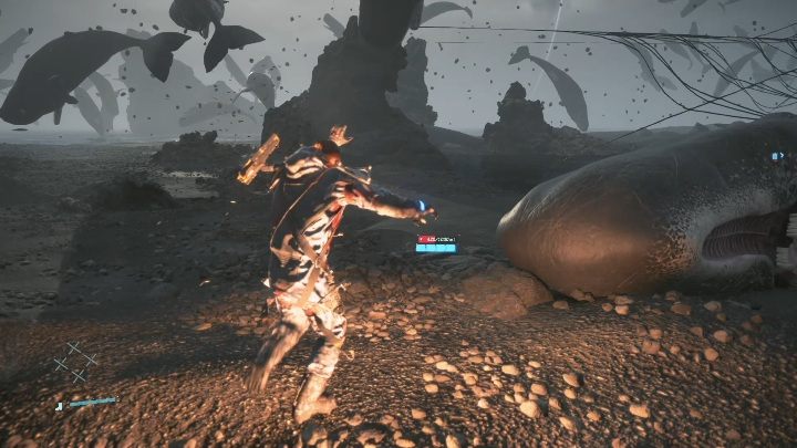Higgs może teleportować się po całej lokacji - Higgs | Boss w Death Stranding - Death Stranding - poradnik do gry