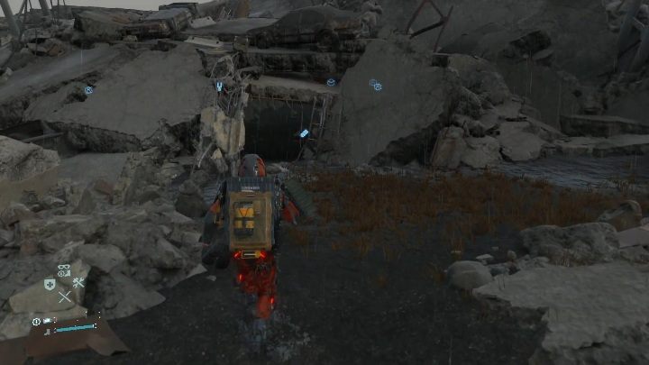 Koło laboratorium znajduje się mały tunel - Nośniki pamięci | Sekrety, znajdźki w Death Stranding - Death Stranding - poradnik do gry