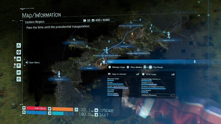 Osiemnasty nośnik pamięci znajdziesz w okolicy Stacji na Zachód od Węzła Stołecznego (Waystation West of Capital Knot City) - Nośniki pamięci | Sekrety, znajdźki w Death Stranding - Death Stranding - poradnik do gry