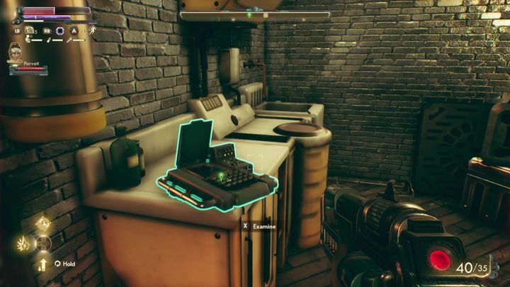W budynku znajdziesz dziennik, mówiący o lokalizacji jaskini, w której znajduje się poszukiwana księga - Podręcznik ilustrowany | Misja towarzysza w The Outer Worlds - The Outer Worlds - poradnik do gry