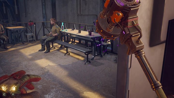Poszukiwanego - Caleba - znajdziesz na piętrze Klubu Jachtowego - Dzieło Herricka | Misja poboczna w The Outer Worlds - The Outer Worlds - poradnik do gry