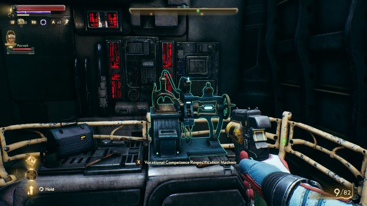 Następnie skorzystaj z powyższej maszyny. - Jak zresetować rozwój postaci w The Outer Worlds? - The Outer Worlds - poradnik do gry