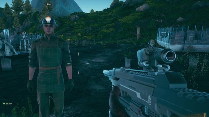 Podczas pobytu w okolicach cmentarza na Nabrzeżu możesz spotkać Silasa, który opiekuje się zmarłymi - Grobowa sprawa | Zadanie poboczne w The Outer Worlds - The Outer Worlds - poradnik do gry