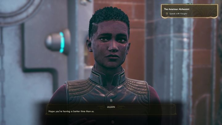 Zadanie to odblokujesz rozmawiając z Lillian, znajdującą się w okolicy wyjścia z tajnego laboratorium - W oparach dymu | Misja poboczna w The Outer Worlds - The Outer Worlds - poradnik do gry