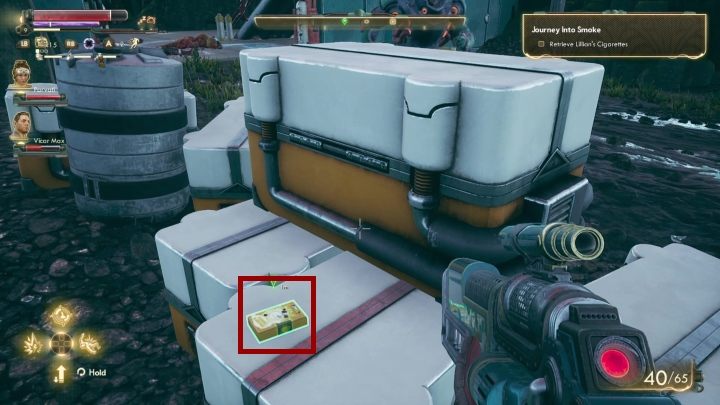 Kiedy odzyskasz paczkę papierosów wróć do Lillian i zwróć jej zgubę - W oparach dymu | Misja poboczna w The Outer Worlds - The Outer Worlds - poradnik do gry