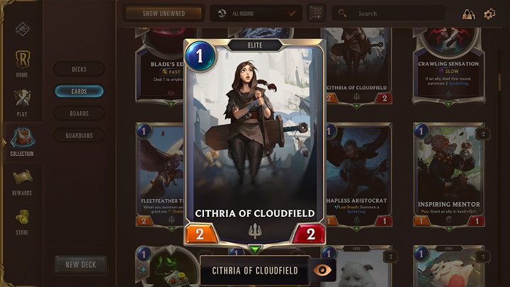 Karty Common (Zwykłe) możesz rozpoznać po zielonym trójkącie - Rzadkość kart w Legends of Runeterra - Legends of Runeterra - poradnik do gry
