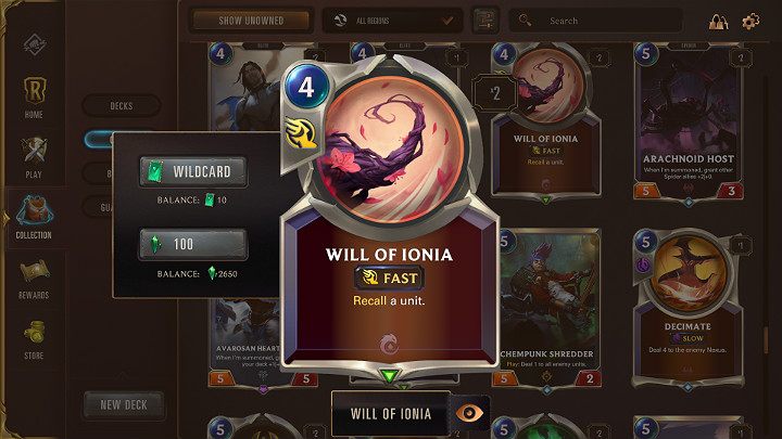 Zaklęcia typu Fast są znacznie szybsze i można je zagrywać w trakcie walki, jak i poza nią - Zaklęcia w Legends of Runeterra - Legends of Runeterra - poradnik do gry