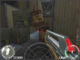 Aby przejść dalej musimy wysadzić beczki. - [Misja 2] Dexon - cz.3 | Chrome - Chrome - poradnik do gry