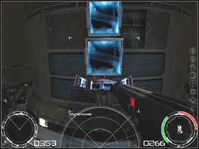 Trzeba jeszcze zabić strażników i używając terminala możemy spokojnie skoczyć na platformę niżej - [Misja 7] Klucz szyfrowy - cz.4 | Chrome - Chrome - poradnik do gry