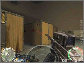 Znajdujemy się w magazynie. Należy podłożyć ładunek pod jeden z kontenerów. Jest on oznakowany. - [Misja 10] Magazyny - cz.4 | Chrome - Chrome - poradnik do gry