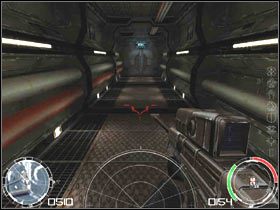 Od jednego z nich bierzemy kartę dostępu - [Misja 12] Nanowirus - cz.2 | Chrome - Chrome - poradnik do gry