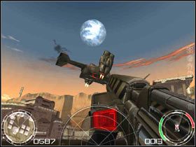 Pozbywamy się ich i dostrzegamy wahadłowiec. One dostarczają nowych posiłków wrogowi. Okazuje, iż wróg zamieścił bombę w głównym budynku. Musimy ją rozbroić. - [Misja 13c] Pomagamy Kolonistom | Chrome - Chrome - poradnik do gry