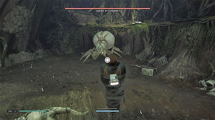 Albino Wyyyschokk dysponuje bardzo podobnymi atakami do normalnych pająków - Albino Wyyyschokk (planeta Kashyyyk) | Boss w Jedi Upadły Zakon / Fallen Order - Star Wars Jedi Fallen Order - poradnik do gry
