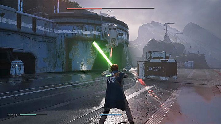 Boss dysponuje trzema głównymi typami ataków - AT-ST (planeta Zeffo) | Boss w Jedi Upadły Zakon / Fallen Order - Star Wars Jedi Fallen Order - poradnik do gry