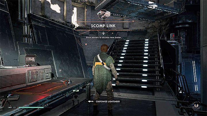 W początkowej części eksploracji wieży natrafisz na stół warsztatowy - Dlaczego nie mogę otworzyć skrzyni w Jedi Upadły Zakon? - Star Wars Jedi Fallen Order - poradnik do gry