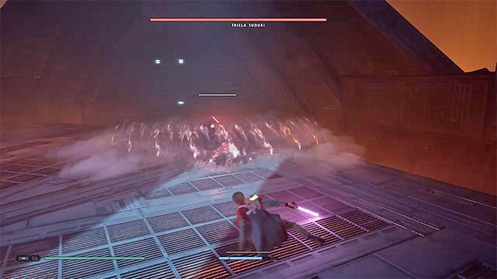 Kolejny czerwony atak Trilli to rozesłanie fali uderzeniowej - Rozdział 6 Fortress Inquisitorius - finał - solucja Jedi Upadły zakon - Star Wars Jedi Fallen Order - poradnik do gry