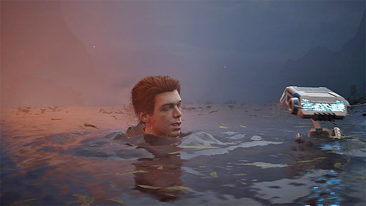 Tak, Cal potrafi pływać i wpadnięcie do wody nie jest równoznaczne ze śmiercią głównego bohatera - Star Wars Jedi Fallen Order - poradnik do gry