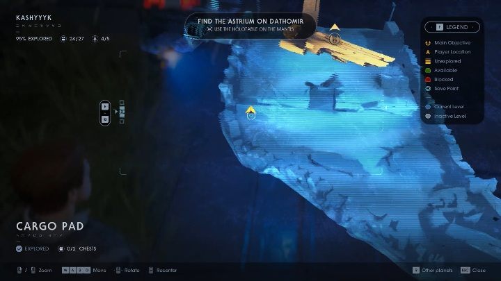 Overcharge - a Kashyyyk, w dzielnicy Cargo Pad, stół warsztatowy znajduje się zaraz kolo ścieżki, którą podążasz zgodnie z misją fabularną - Lista mocy i umiejętności w Jedi Upadły Zakon / Fallen Order - Star Wars Jedi Fallen Order - poradnik do gry