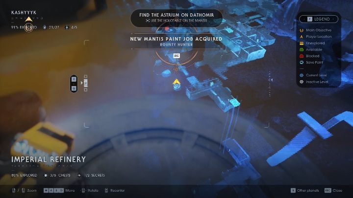 Slice: Security Droid - po uwolnieniu Wookie na Kashyyyk, dostaniesz się do lokacji Imperial Refinery - Lista mocy i umiejętności w Jedi Upadły Zakon / Fallen Order - Star Wars Jedi Fallen Order - poradnik do gry