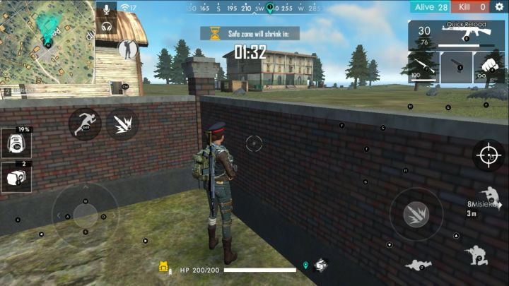 Jeśli nie masz pewnej pozycji i dobrej broni, warto wstrzymać się przed ostrzałem innego gracza. - Porady ogólne do Garena Free Fire - Garena Free Fire - poradnik do gry