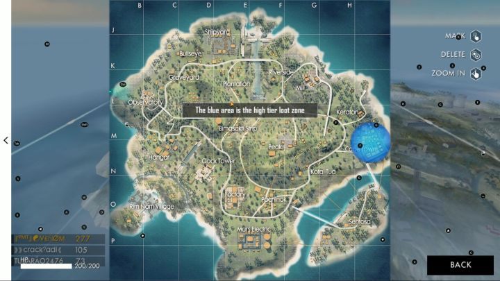 Warto podejrzeć mapę i zaplanować moment wyskoku z samolotu. - Lądowanie i początek rozgrywki w Garena Free Fire - Garena Free Fire - poradnik do gry