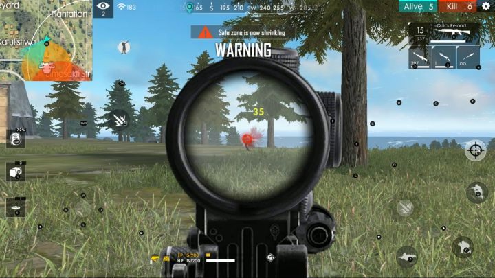 Gdy teren walki znacząco się zmniejszy, warto strzelać do każdego, kto nawinie Ci się na celownik. - Jak dotrwać do finału w Garena Free Fire - Garena Free Fire - poradnik do gry