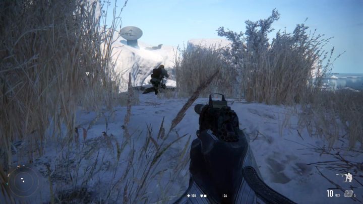 Snajper skryty w trawie, którego warto przesłuchać. - Forteca Arakchayev (Arakchayev Fortress) | Solucja Sniper Ghost Warrior Contracts - Sniper Ghost Warrior Contracts - poradnik do gry